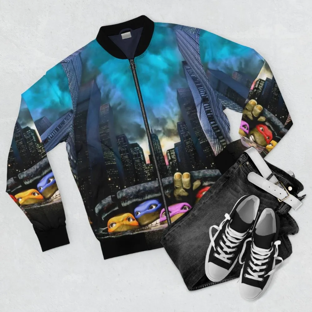 1990 Ninja Turtles Sewer Bomber Jacket
