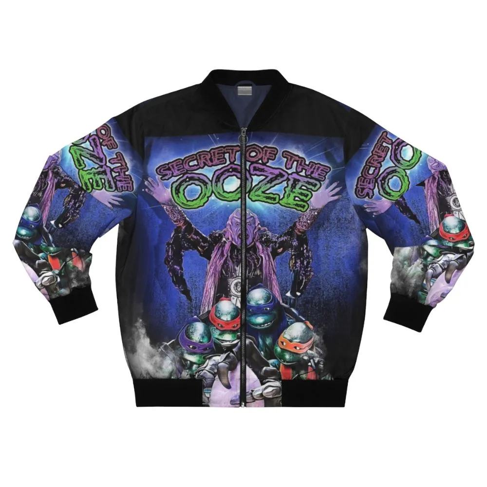 90s Ninja Turtles Bomber Jacket: The Secret of the Ooze Mashup