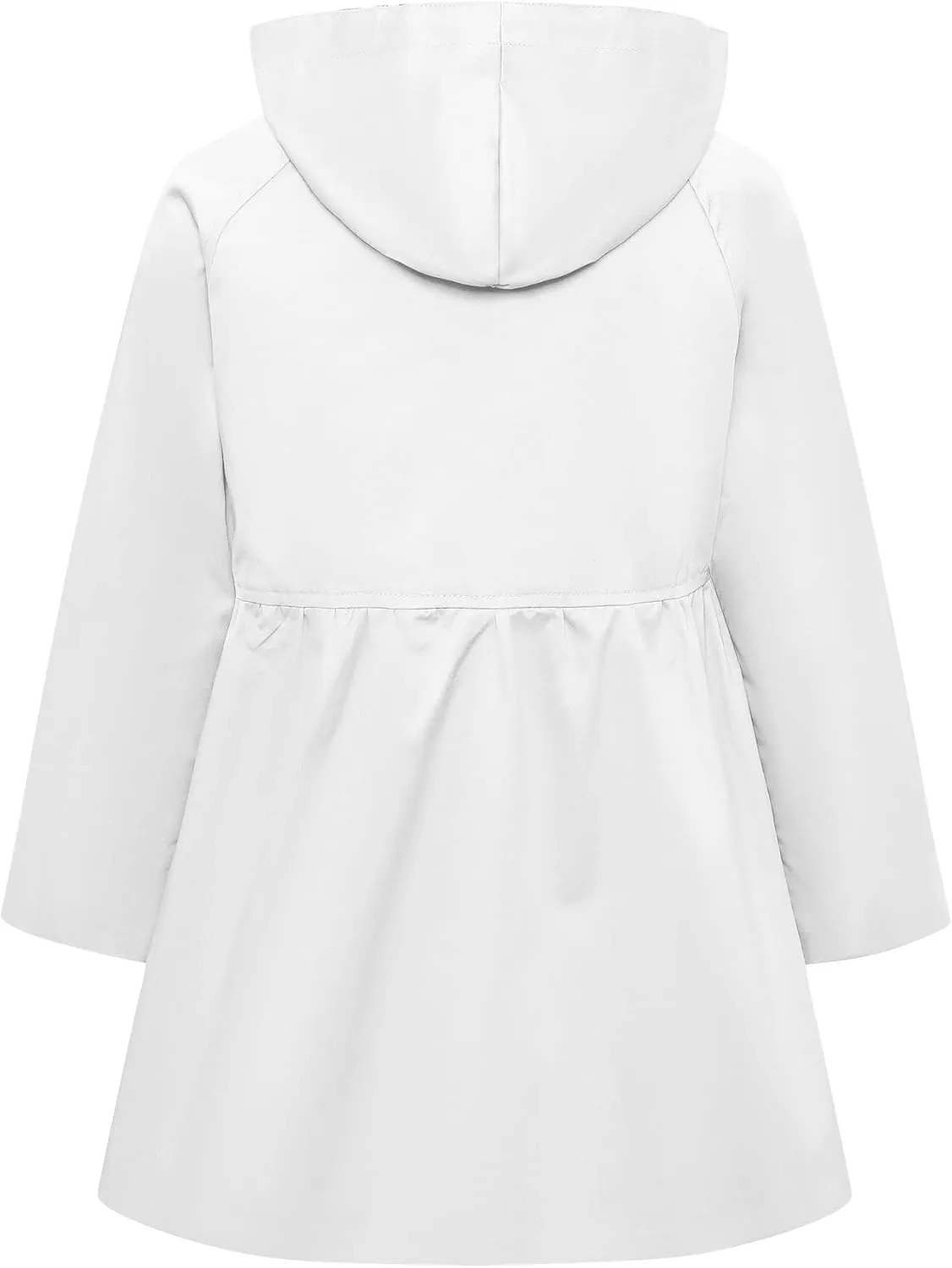 Betusline Girl's Single Breasted Trench Coat Dress Coat Outerwear, 2-14 Years