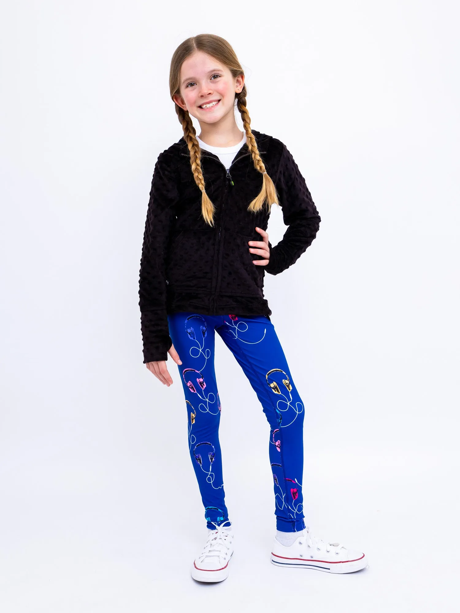 Blue Minky Zip Hoodie and Catie Legging Gift Set