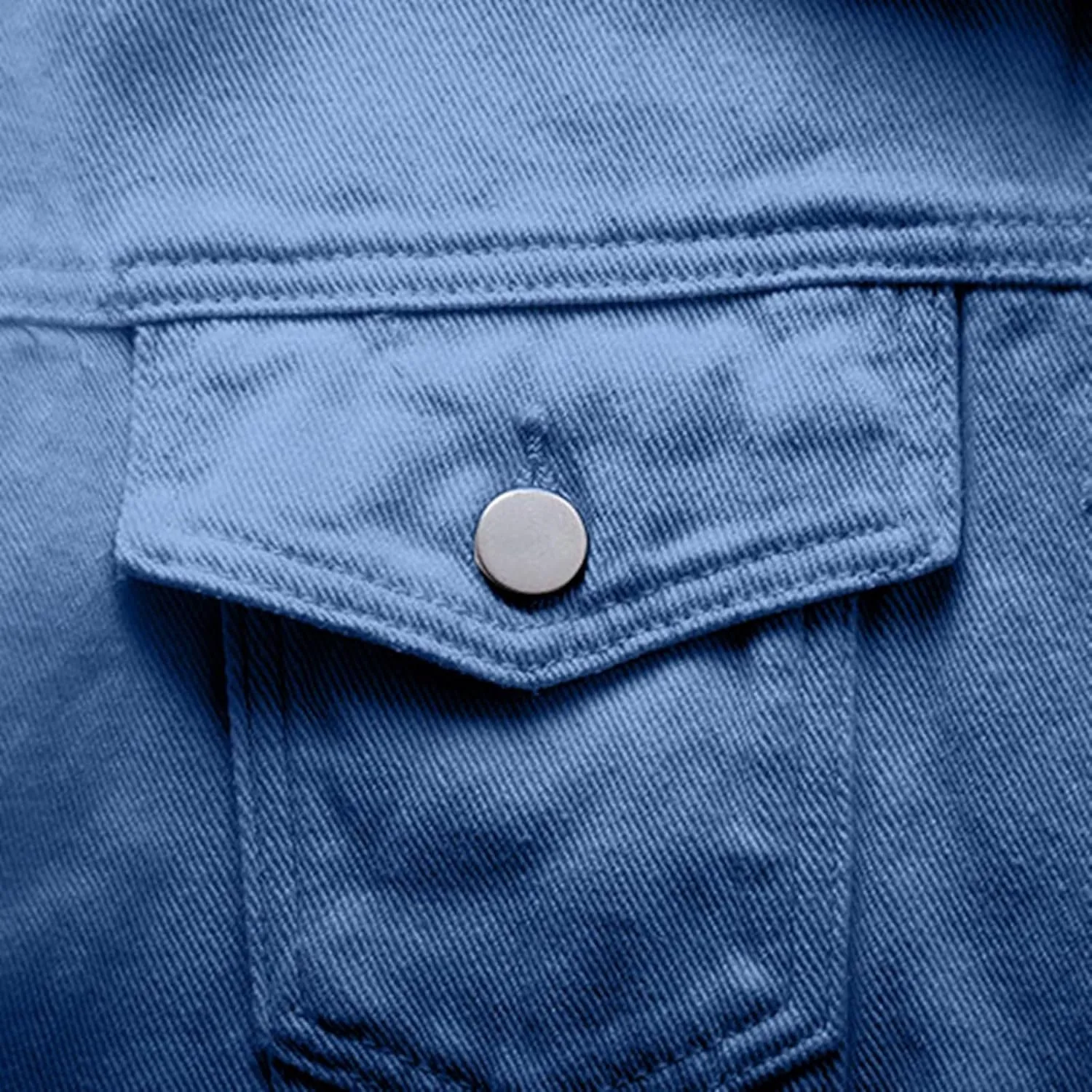 Bomber Jackets for Women Solid Button Down Jeans Denim Jackets Plus Size Trendy Casual Oversized Coat with Pockets