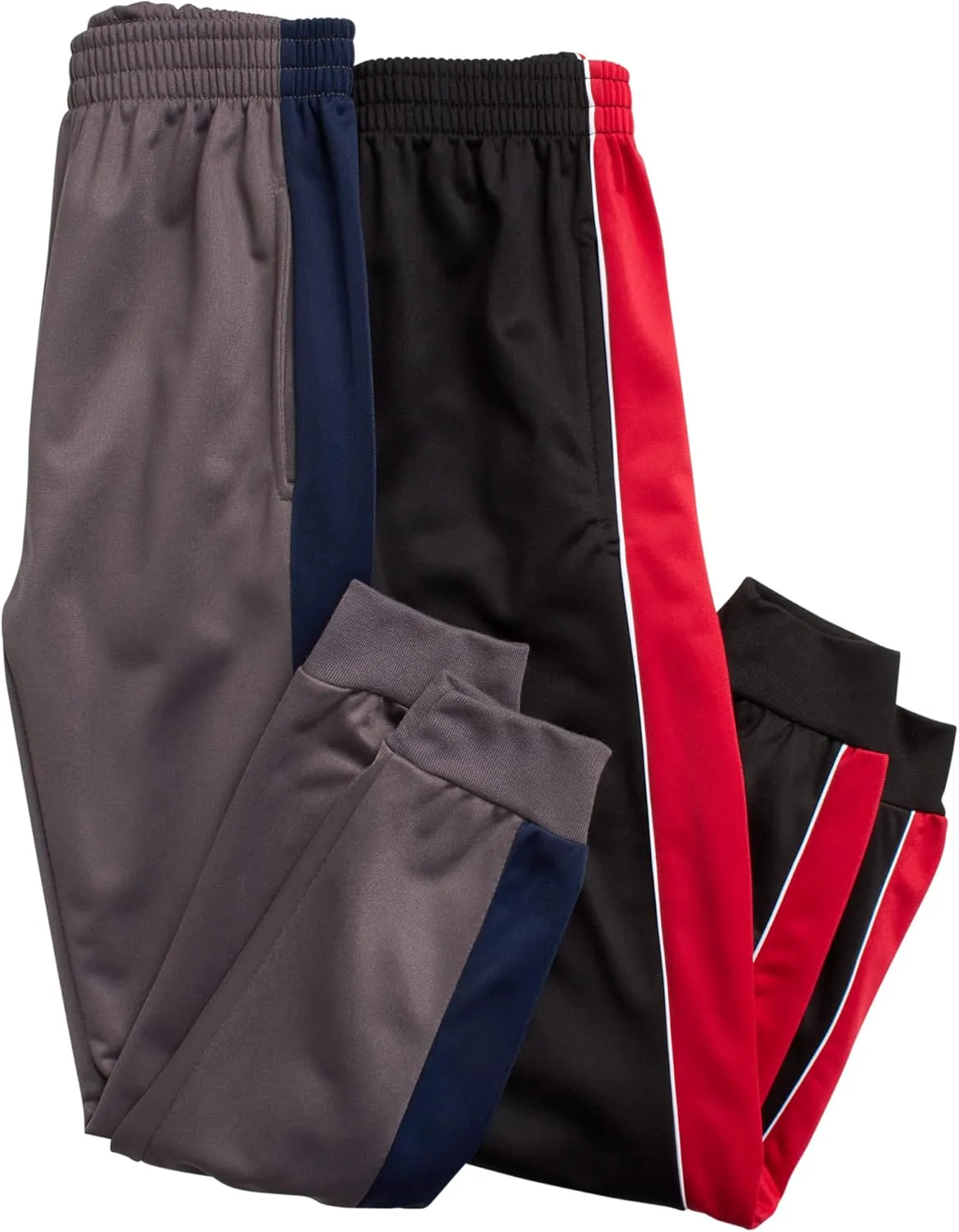 Boys Sweatpants - 4 Pack Tricot Athletic Kids Joggers Clothes for Boys Jogger Pants with Pockets (Size: 4-18)