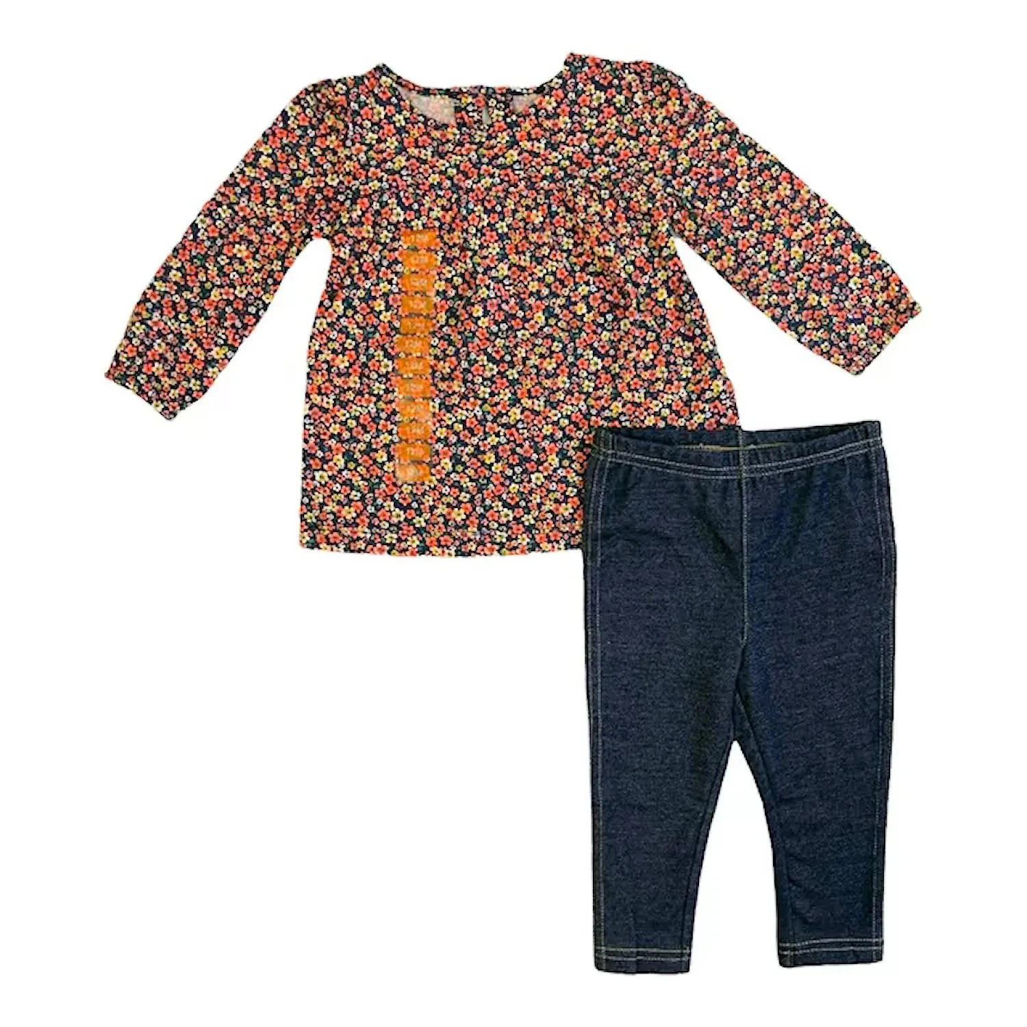Carter's Girls 2-Piece Long Sleeve & Pant Playwear Set