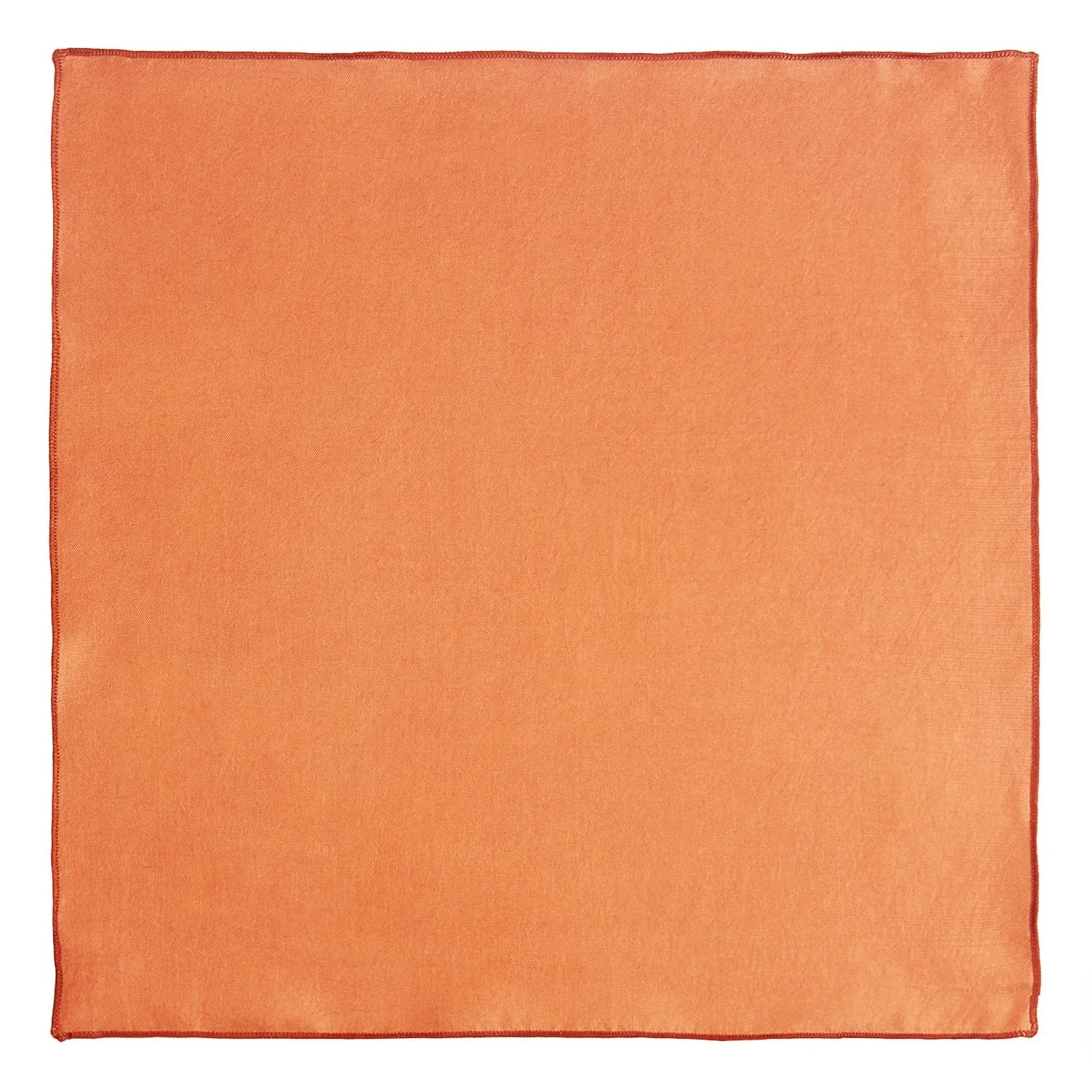 Chokore Rust Colour Pure Silk Pocket Square, from the Solids Line