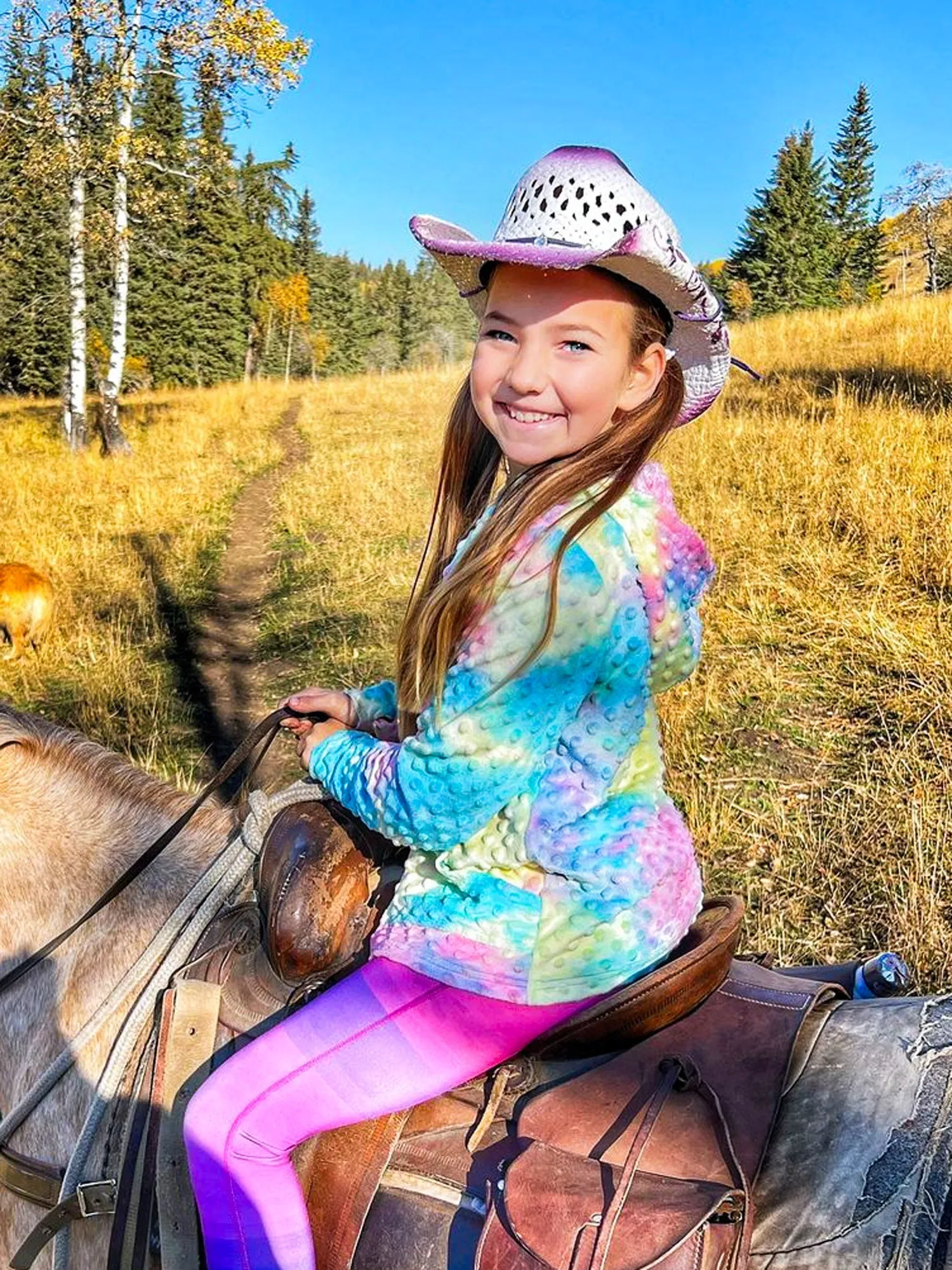 Cotton Candy Tie Dye Minky Hoodie and Mindy Legging Gift Set