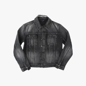 Distressed Light Washed Denim Jacket