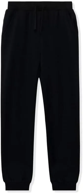 DOTDOG Kids Unisex Soft Brushed Fleece Pull-on Jogger Sweatpants Basic Casual Pants for Boys or Girls (3-12 Years)