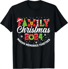 Family Christmas 2024 Matching Outfit Xmas Squad Santa Group T-Shirt