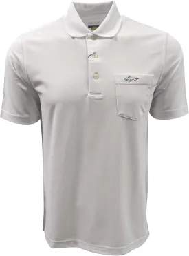 Greg Norman Men's Pique Shark Pocket Polo Shirt