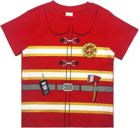 Halloween Toddler Boys Girls Shirts Jack-O-Lantern Pumpkin Pirate Firefighter Police Tops Tee for Kids, Short Sleeve T-Shirt