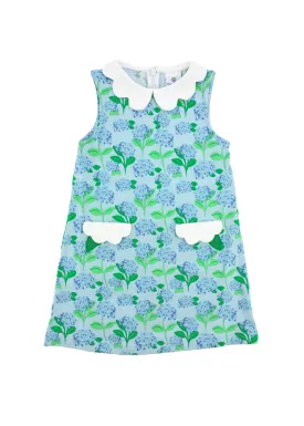 Hydrangea Print Knit Dress