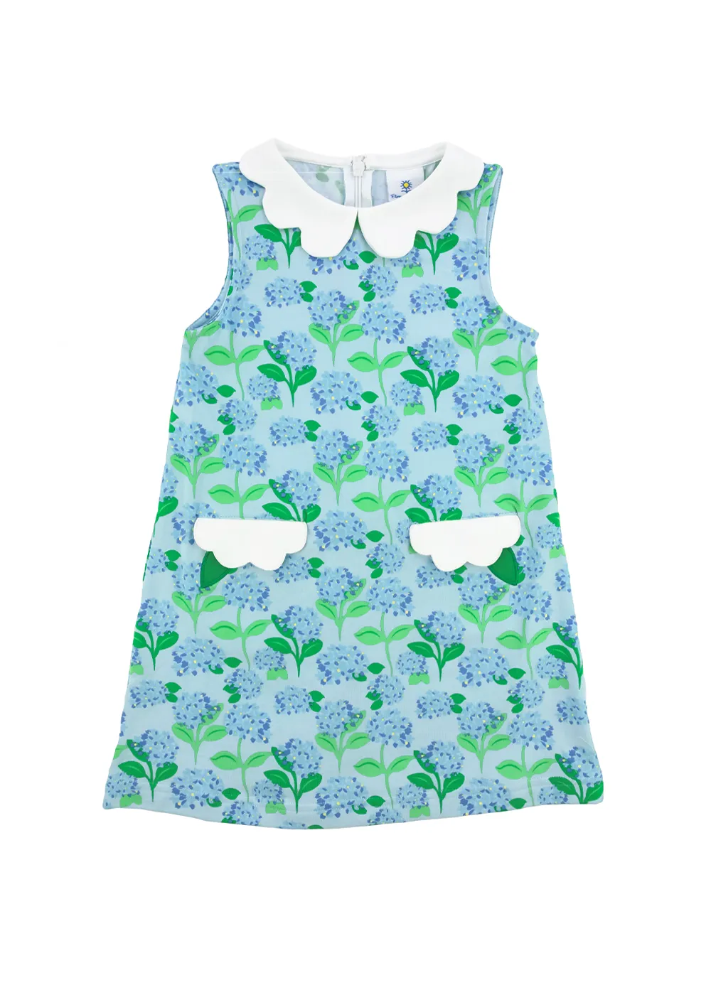 Hydrangea Print Knit Dress
