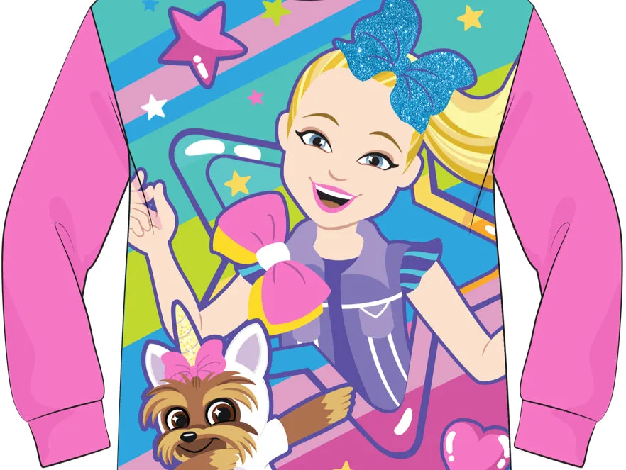 Jojo Siwa Girls Long Sleeve Dress Hooded Fleece Kids Clothing, 8-18, Pink