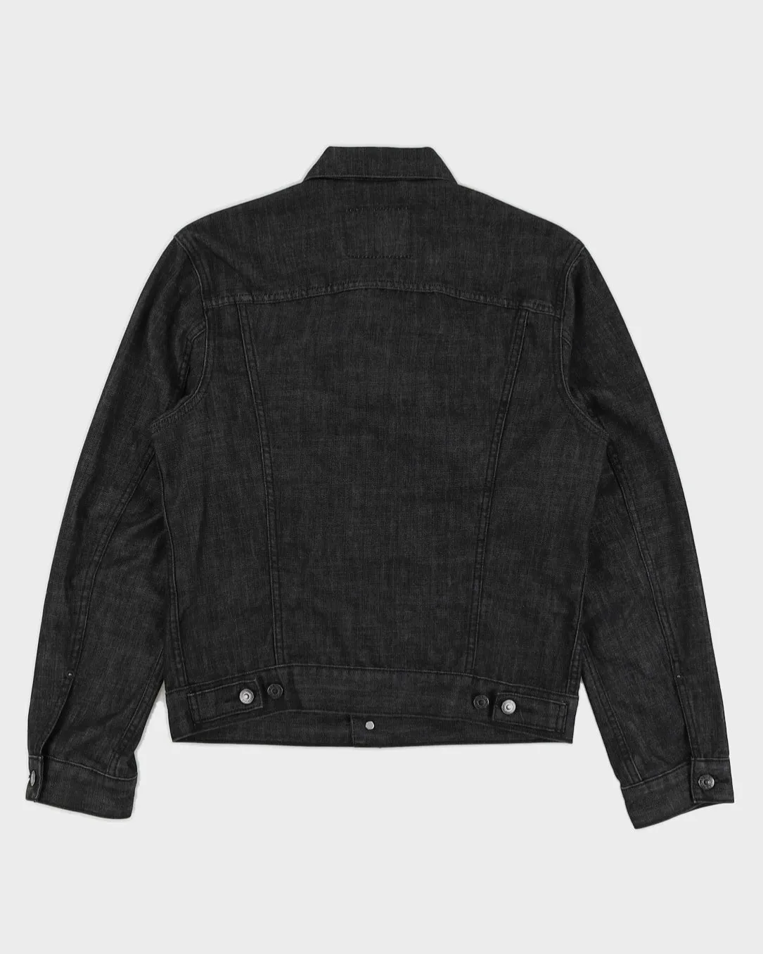 Levi's Washed Black Denim Jacket - M