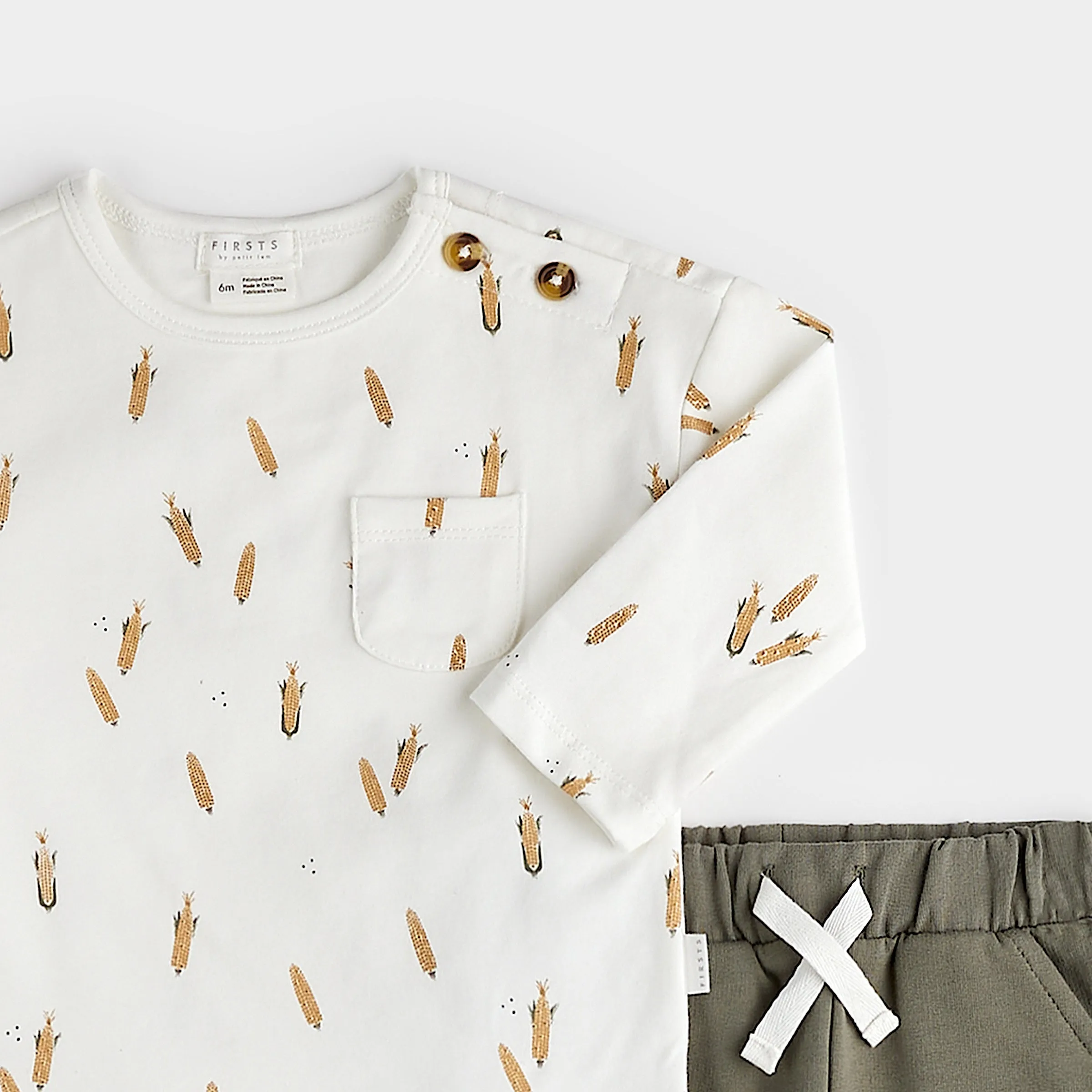 Maize Print Outfit Set