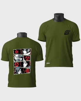 Mens Regular Tshirt Anime Naruto Naruto Gang