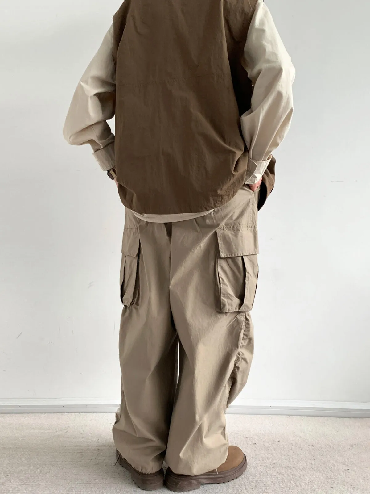MV Retro Wide Leg Multi-Pocket Trousers