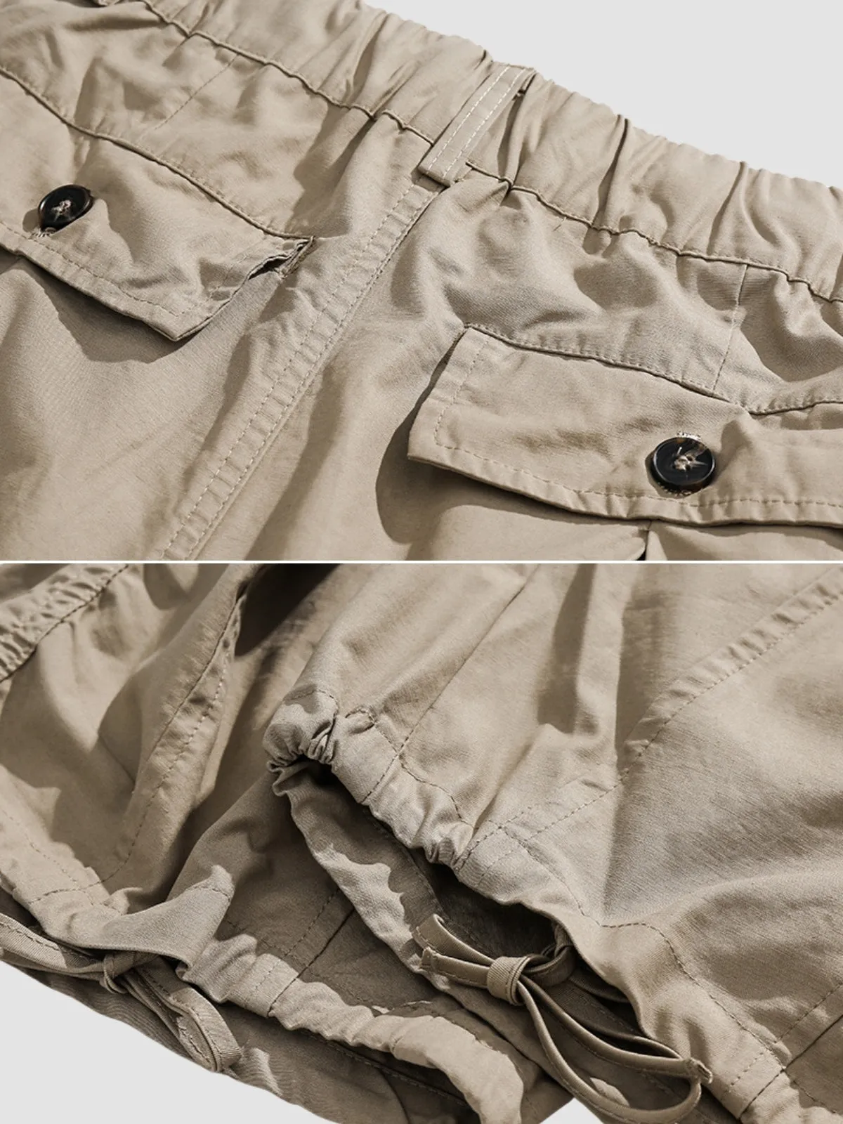 MV Retro Wide Leg Multi-Pocket Trousers
