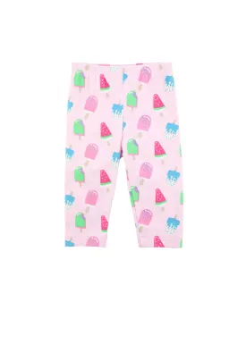 Popsicle Print Knit Capri Legging