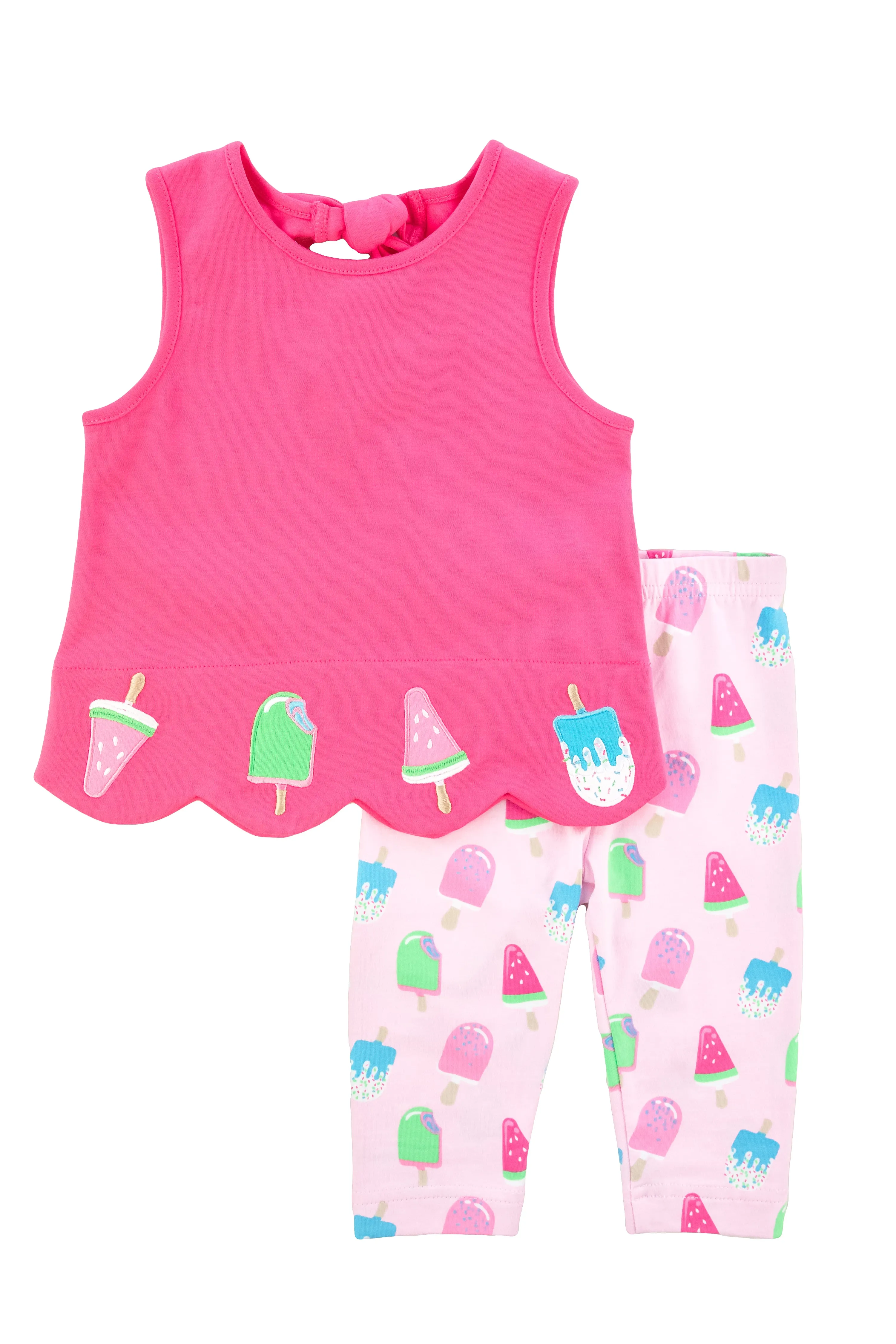 Popsicle Print Knit Capri Legging