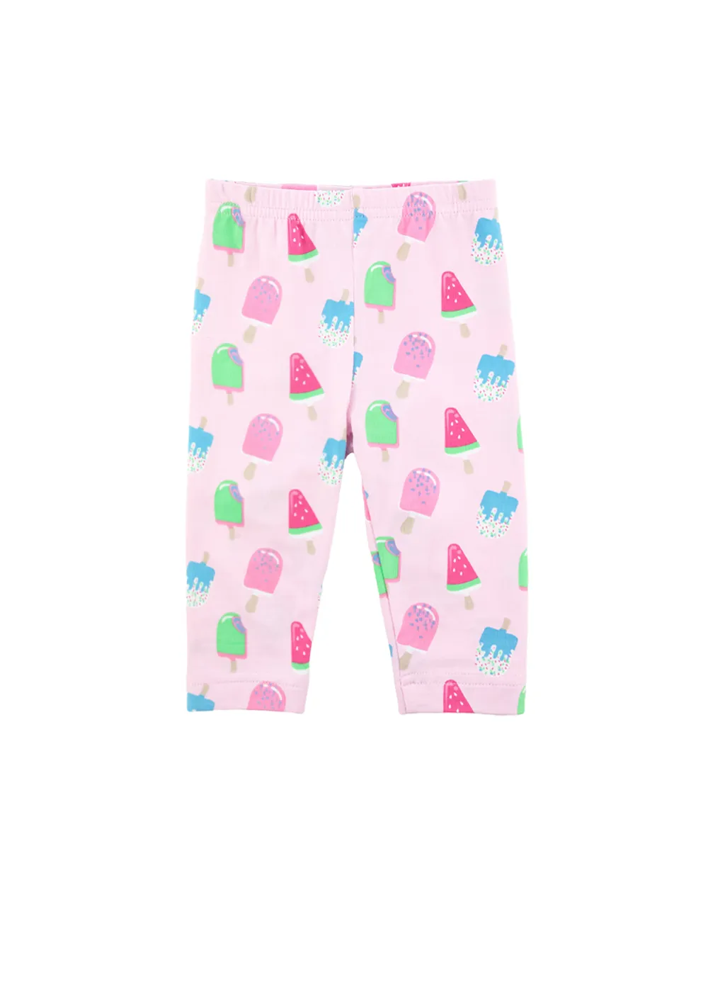 Popsicle Print Knit Capri Legging