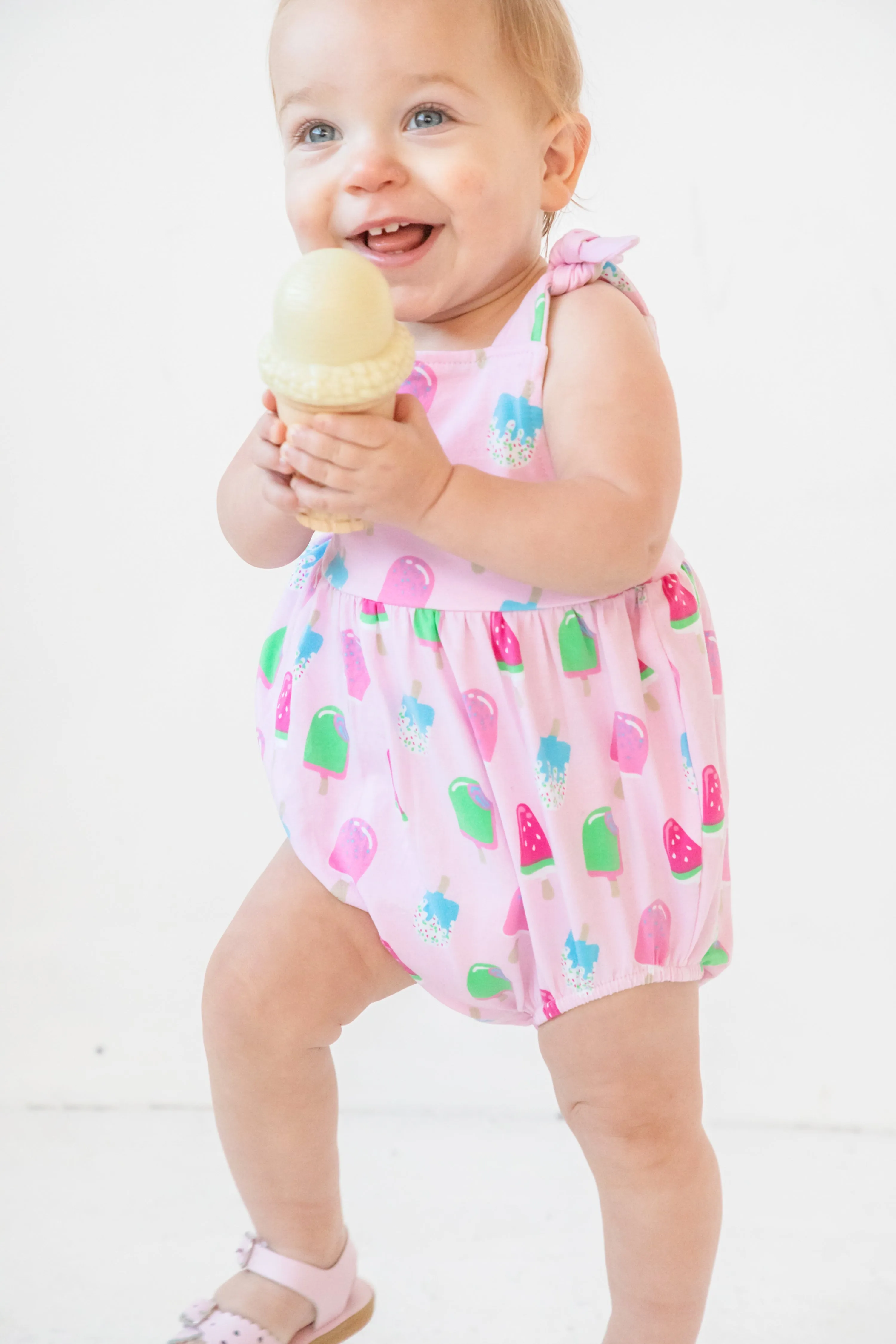 Popsicle Print Knit Romper