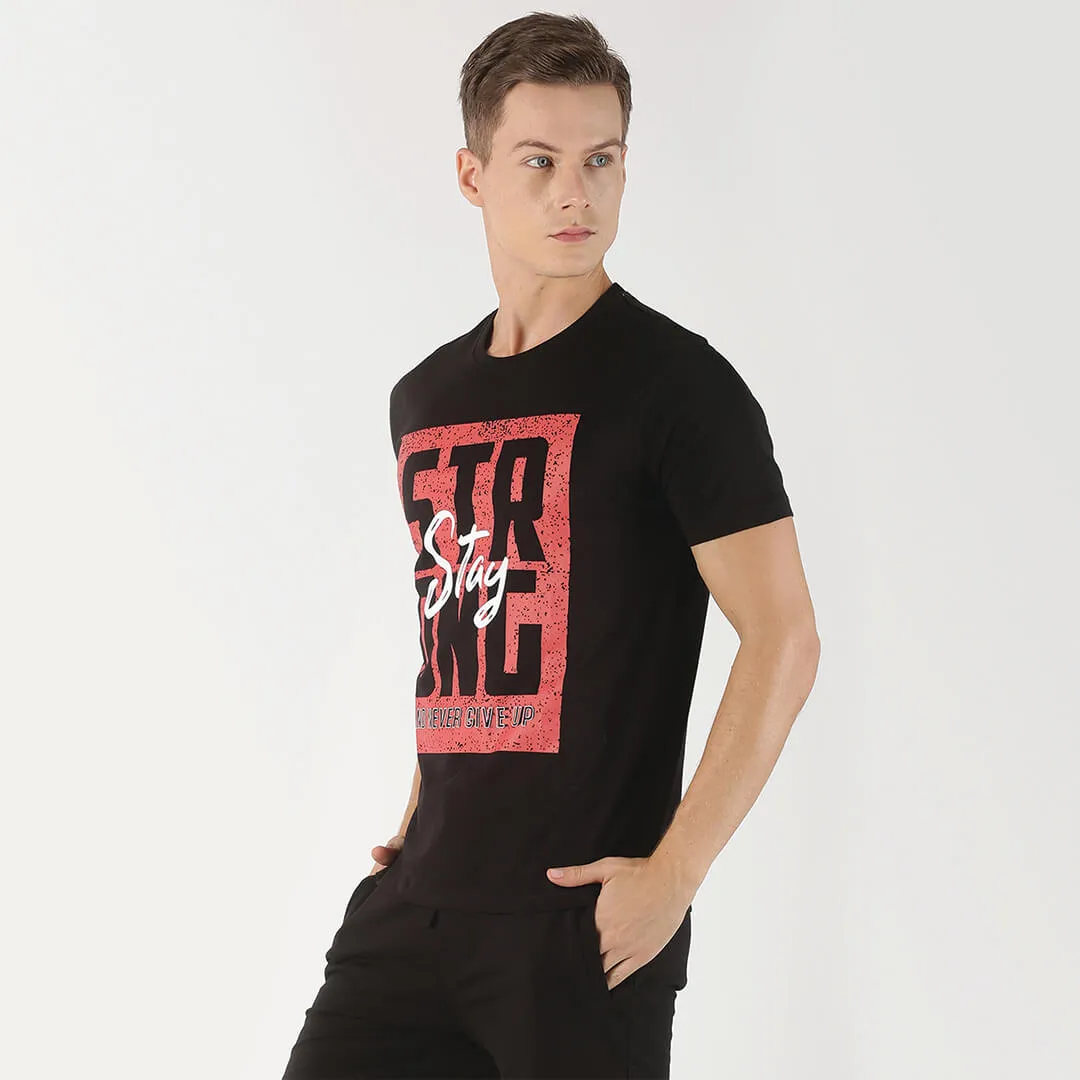 Printed T-shirt - Black