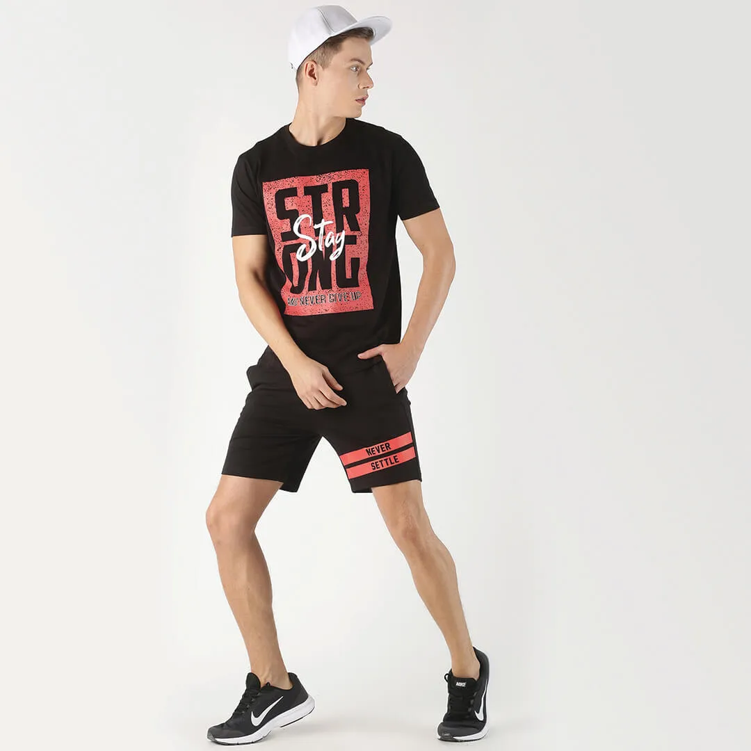 Printed T-shirt - Black