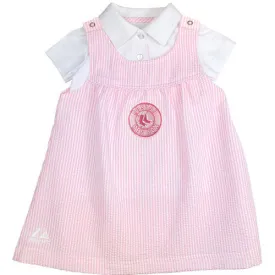 Red Sox Pink Seersucker Dress (Only 24M Left)