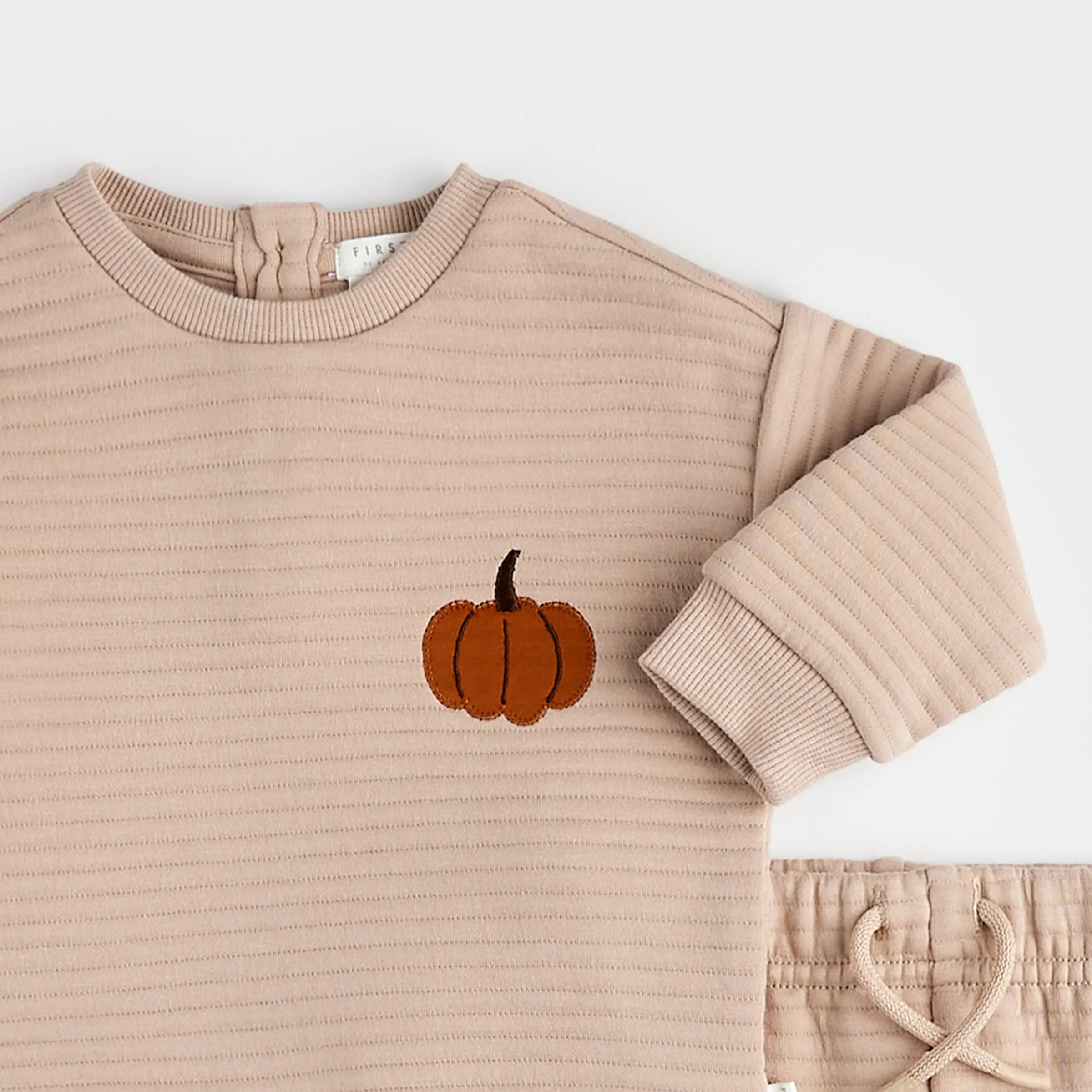 Sand Quilted Outfit Set