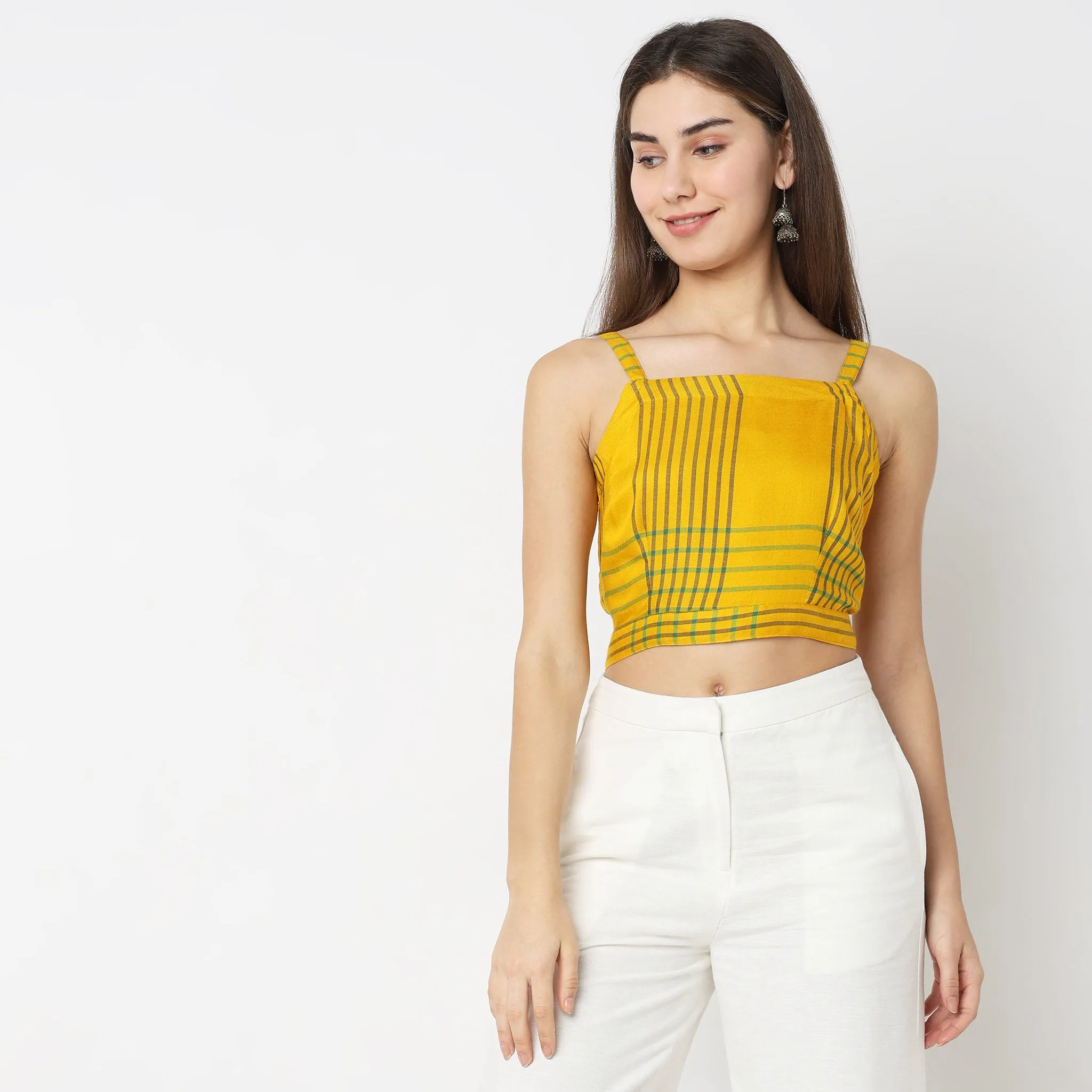 Slim Fit Striped Top