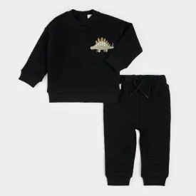 Stegosaurus Dinosaur Quilted Outfit Set