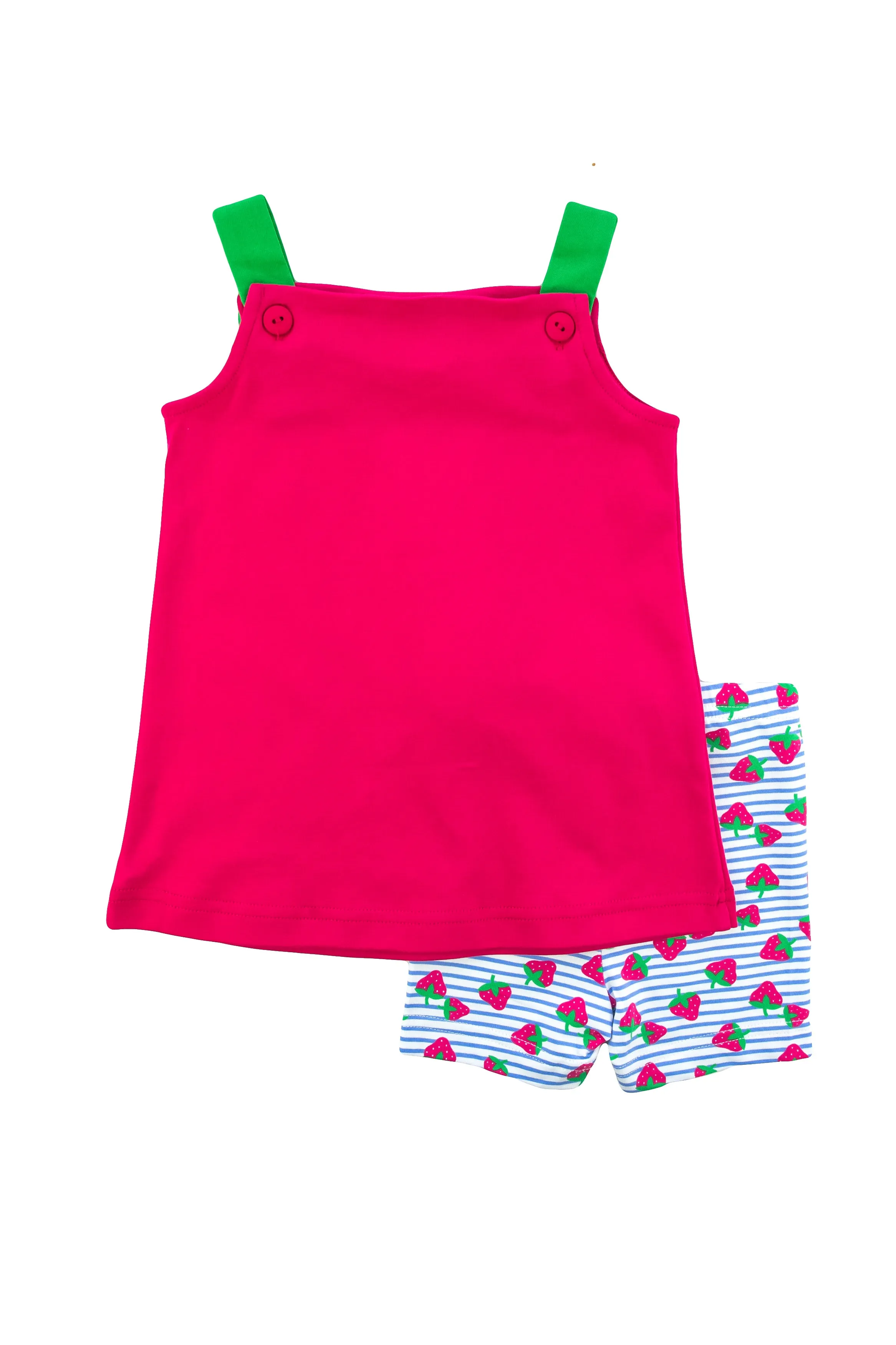 Strawberry Knit Top & Bloomer Set