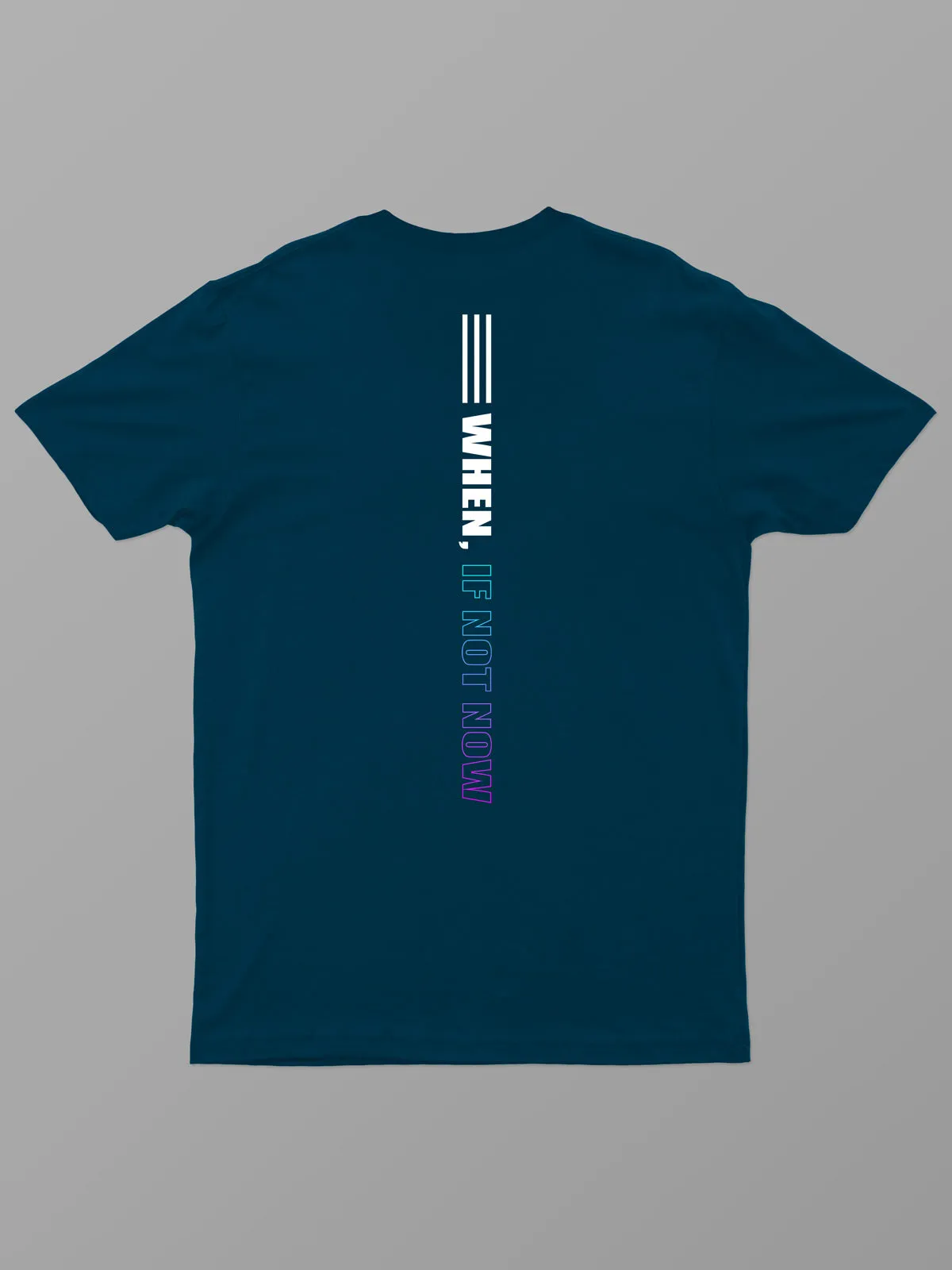 When | ACTION series | Backprint Graphic Sports T shirt for Men