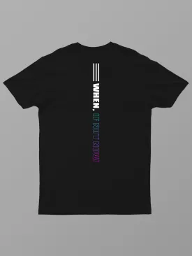 When | ACTION series | Backprint Graphic Sports T shirt for Men