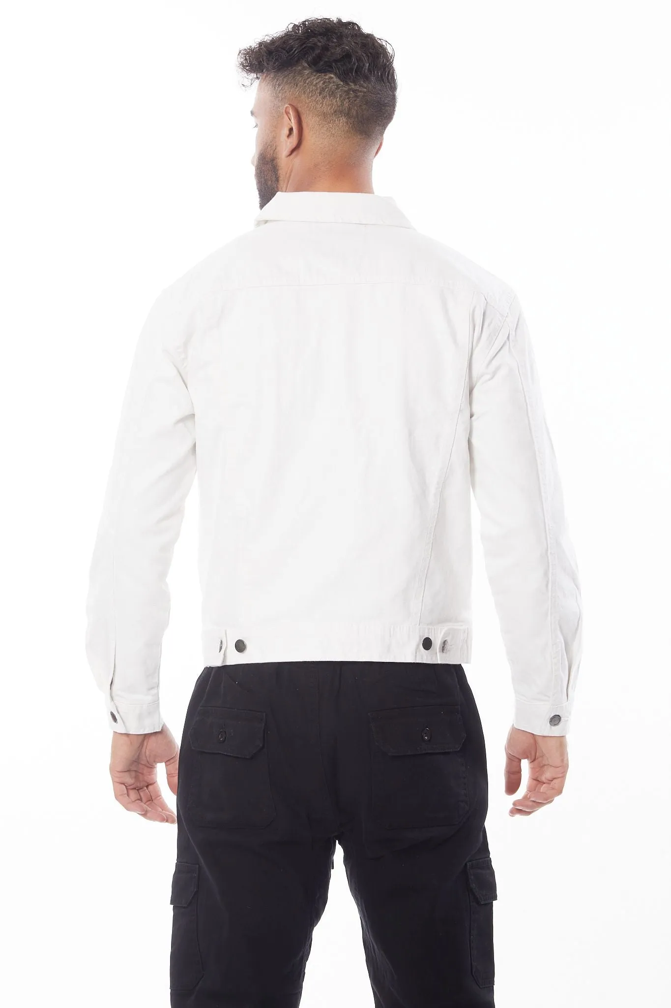 White Men's Denim Jacket