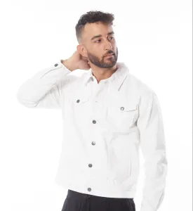 White Men's Denim Jacket